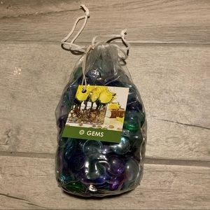 Akasha Glass Craft Gems. Frosted & Clear Glass NWT